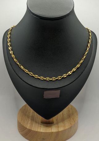 Cadena Calabrote de oro de 18k. 14.31 g, 52 cm.