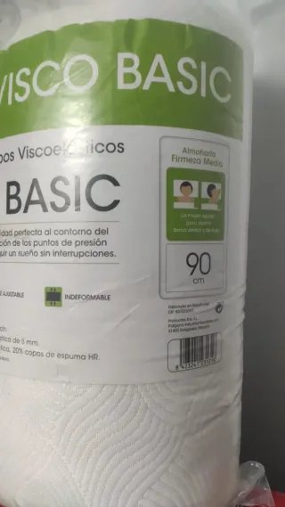 Almohada Visco Basic 90cm Nueva Precintada