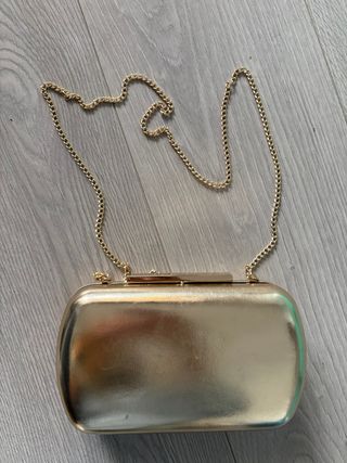 Bolso de fiesta dorado Parfois