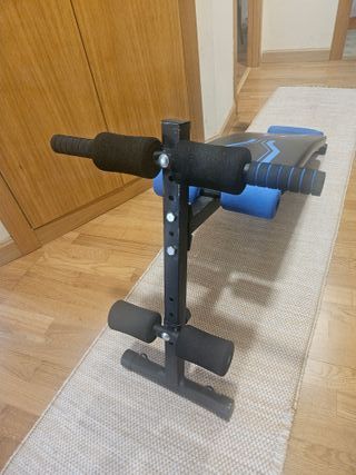 Banco de pesas y treino