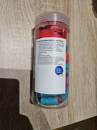 Banco de pesas y cintas