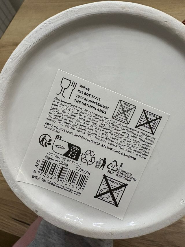 Set 2 tazze e caraffa ceramica