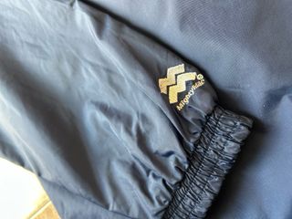 Chaqueta vintage deportiva cortavientos azul