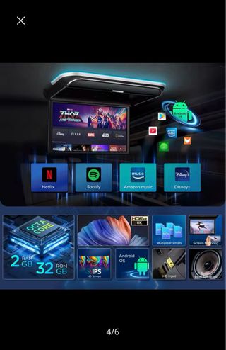Monitor de techo Xtrons 17.3 Octa-core Android