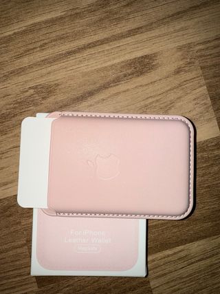 Tarjetero iPhone Apple Piel Rosa MagSafe