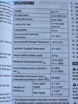 Desbrozadora inalámbrica EGO POWER STX3800
