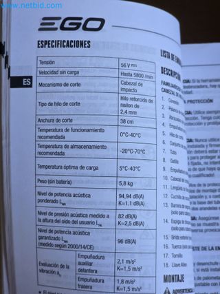 Desbrozadora inalámbrica EGO POWER STX3800