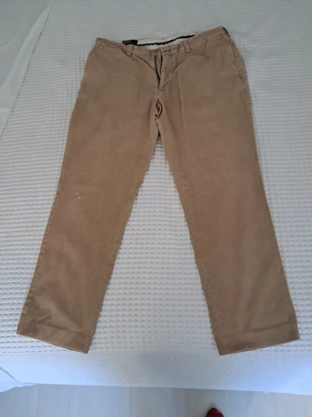 Pantalones Pana Ralph Lauren W40 L34 Beige
