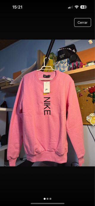 Sudadera Nike Rosa Talla M