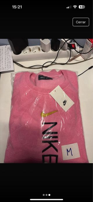 Sudadera Nike Rosa Talla M