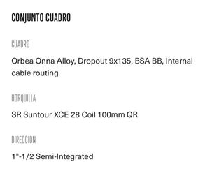 Bicicleta de Montaña Orbea