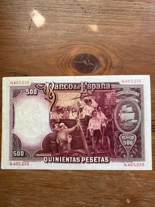 Billete 500 Pesetas Banco de España 1931