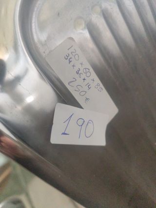 FREGADERO DOBLE SENO ESCURRIDOR ACERO 658746091