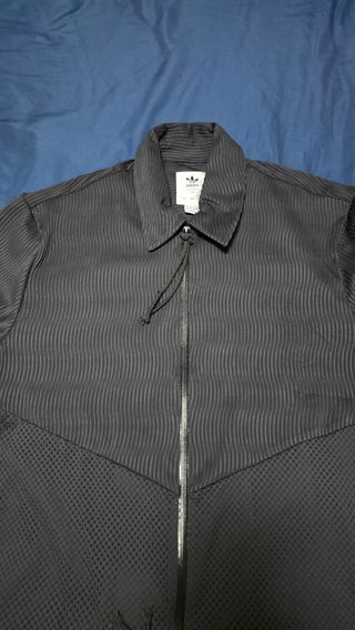 Camisa Adidas Talla S Oversize Negra Naranja