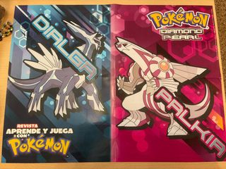 Póster Pokémon Diamante Perla Revista Aprende Jueg