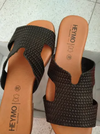 Chanclas HEYMO Piel Mujer