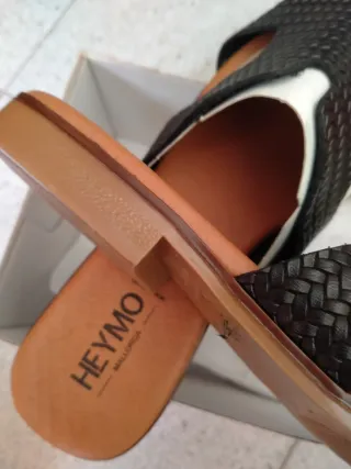 Chanclas HEYMO Piel Mujer