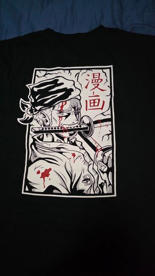 Camiseta Anime One Piece Zoro Talla XL