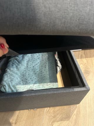 Sofá Chaiselongue Drake Tela Gris/Beige