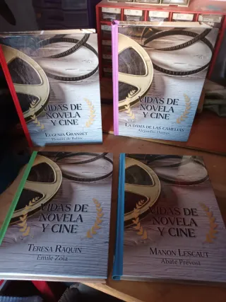 Lote 4 libros Vidas de novela y cine
