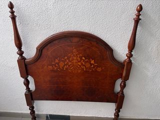 Dos cabeceros madera antiguos 90cm