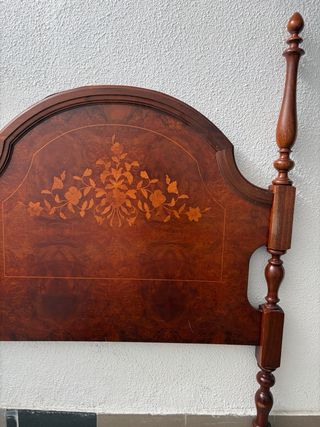 Dos cabeceros madera antiguos 90cm