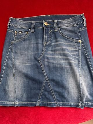 Minigonna Gas jeans blu
