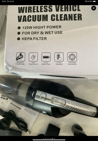 Aspirapolvere Auto/Casa Wireless 120W