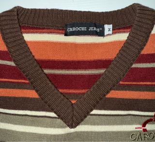 Jersey vintage de rayas Caroche