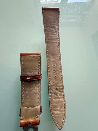 Correas Tudor marrón y negra