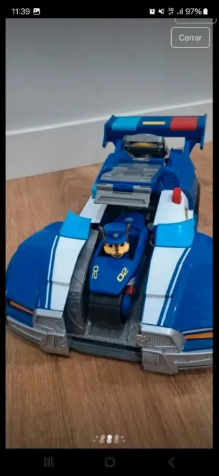 Coche Policía Patrulla Canina Grande