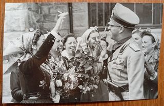 Antigua fotografía de prensa Corconte