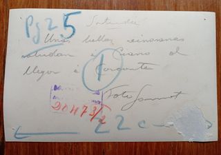 Antigua fotografía de prensa Corconte