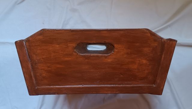 Maidda antica in legno per impasto restaurata