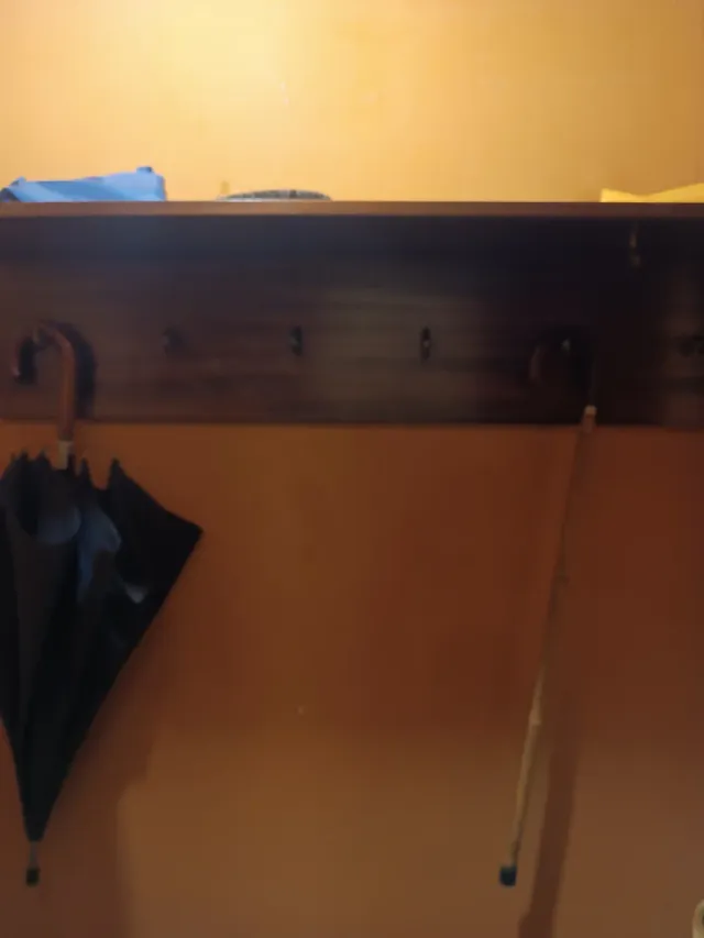 Perchero madera maciza