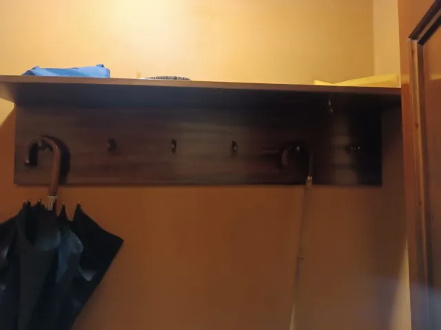 Perchero madera maciza