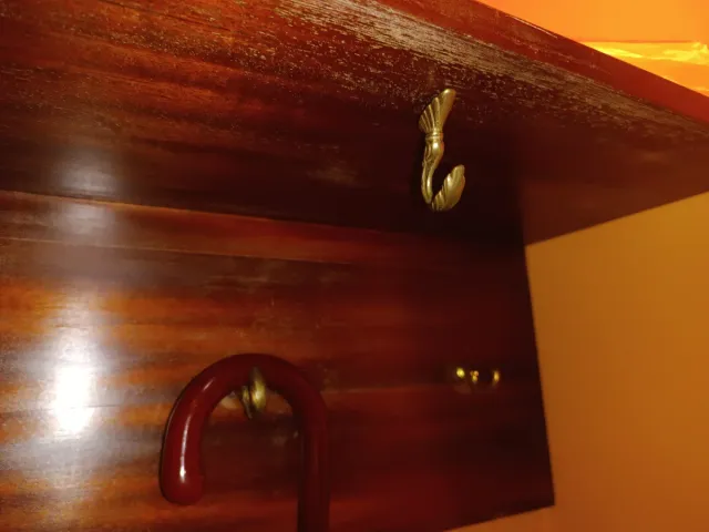 Perchero madera maciza