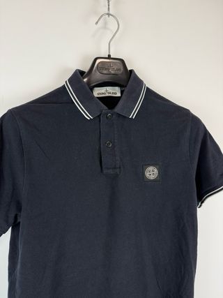 Dark-blue Stone Island polo