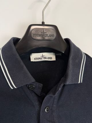 Dark-blue Stone Island polo
