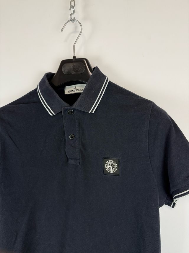 Dark-blue Stone Island polo