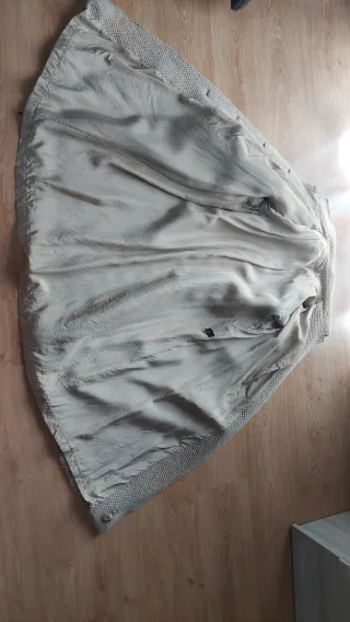 Cappotto Lana e Mohair Vintage Donna Beige tg 50