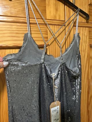 Vestido lentejuelas El Corte Inglés