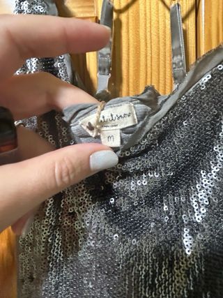 Vestido lentejuelas El Corte Inglés