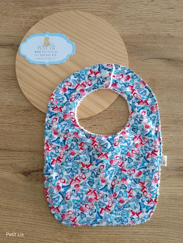 Babero Petit Lis mariposas