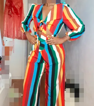 Mono Rayas Multicolor XXL