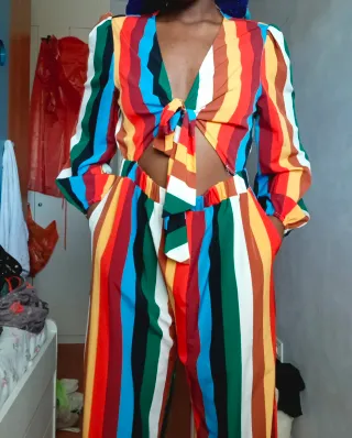 Mono Rayas Multicolor XXL