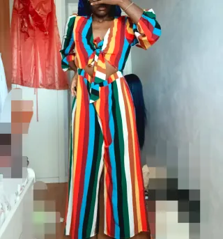 Mono Rayas Multicolor XXL