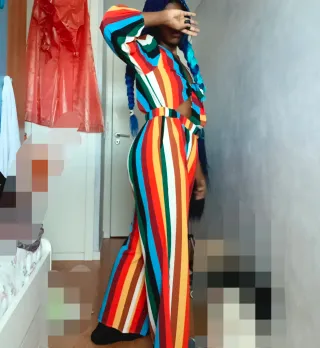 Mono Rayas Multicolor XXL