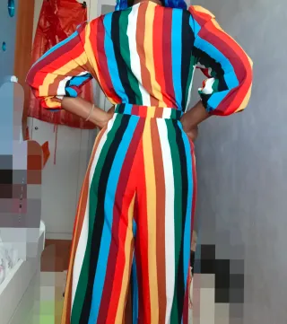 Mono Rayas Multicolor XXL