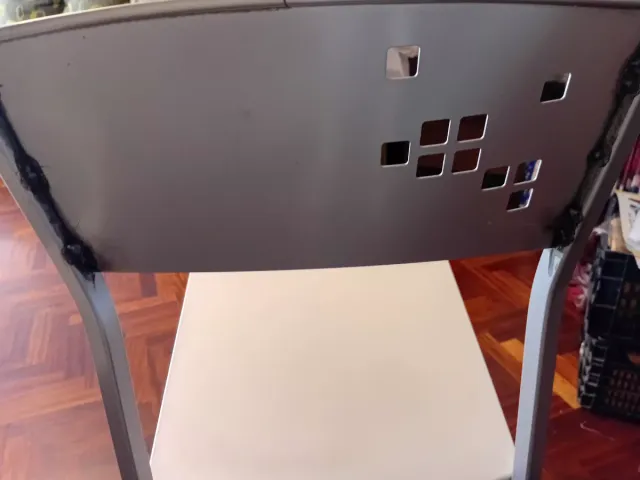 2 Sillas Cocina Blancas